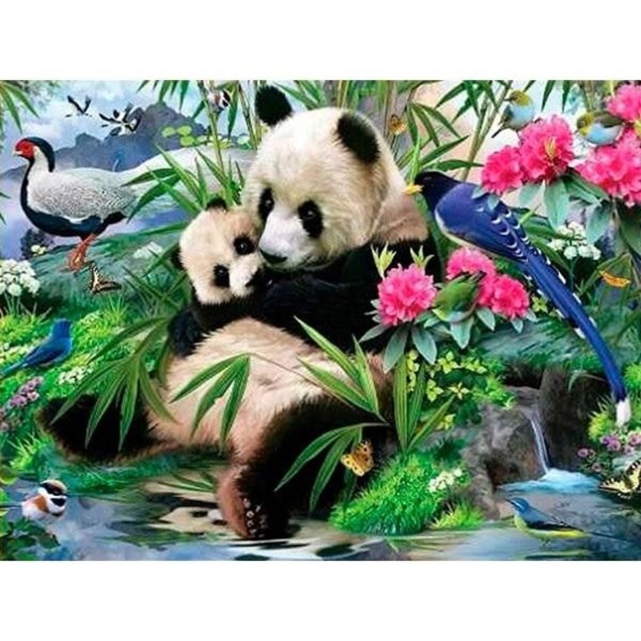 Mozaic diamant 5D - Panda 40x30cm