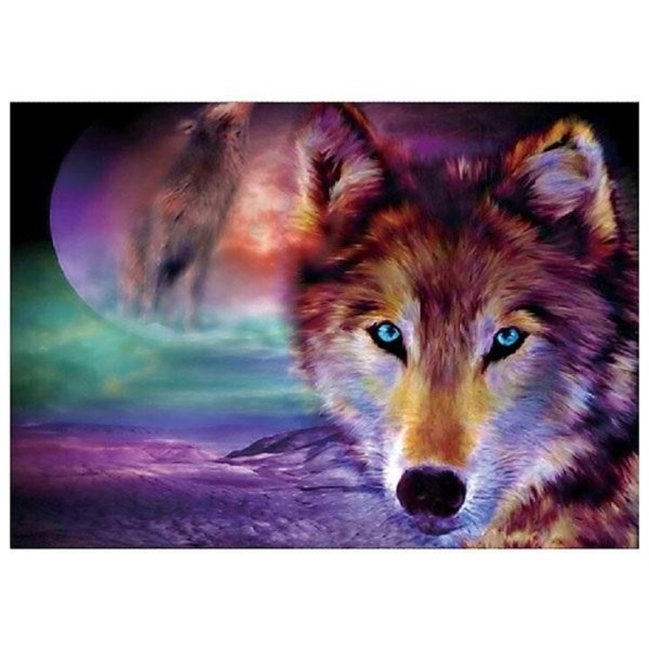 Mozaic diamant 5D - Wolf 40x30cm