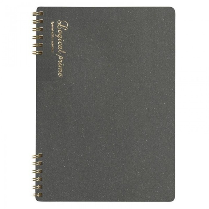 Caiet B5, Nakabayashi, gri, 297x210mm, design minimalist