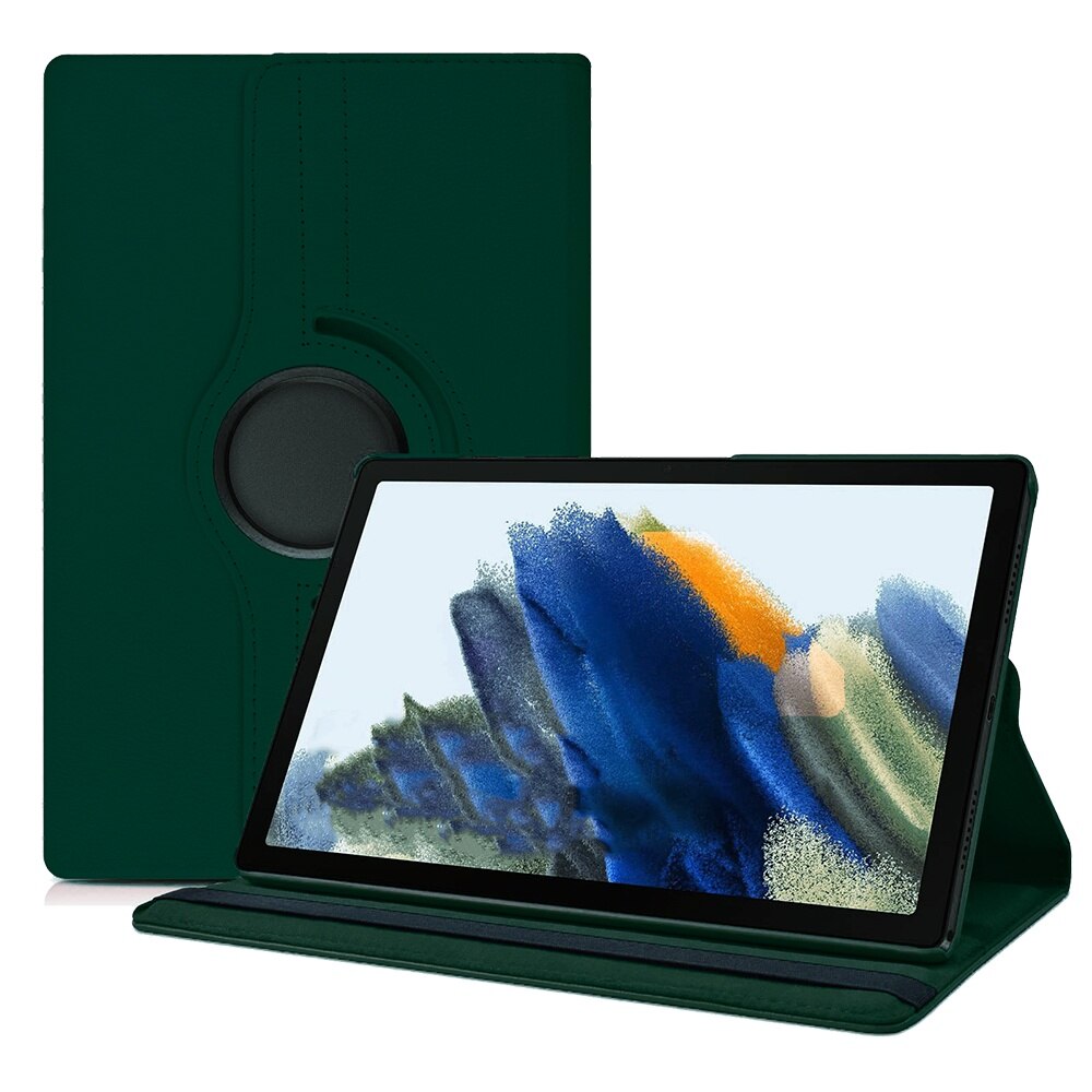 Husa universala pentru tableta de 10 inch, SafeCover EcoShield, Piele ecologica, Protectie completa, Design elegant, Functie de stand ajustabila, Interior de microfibra, Anti-zgarieturi, Decupaje precise, Culoare Verde Inchis