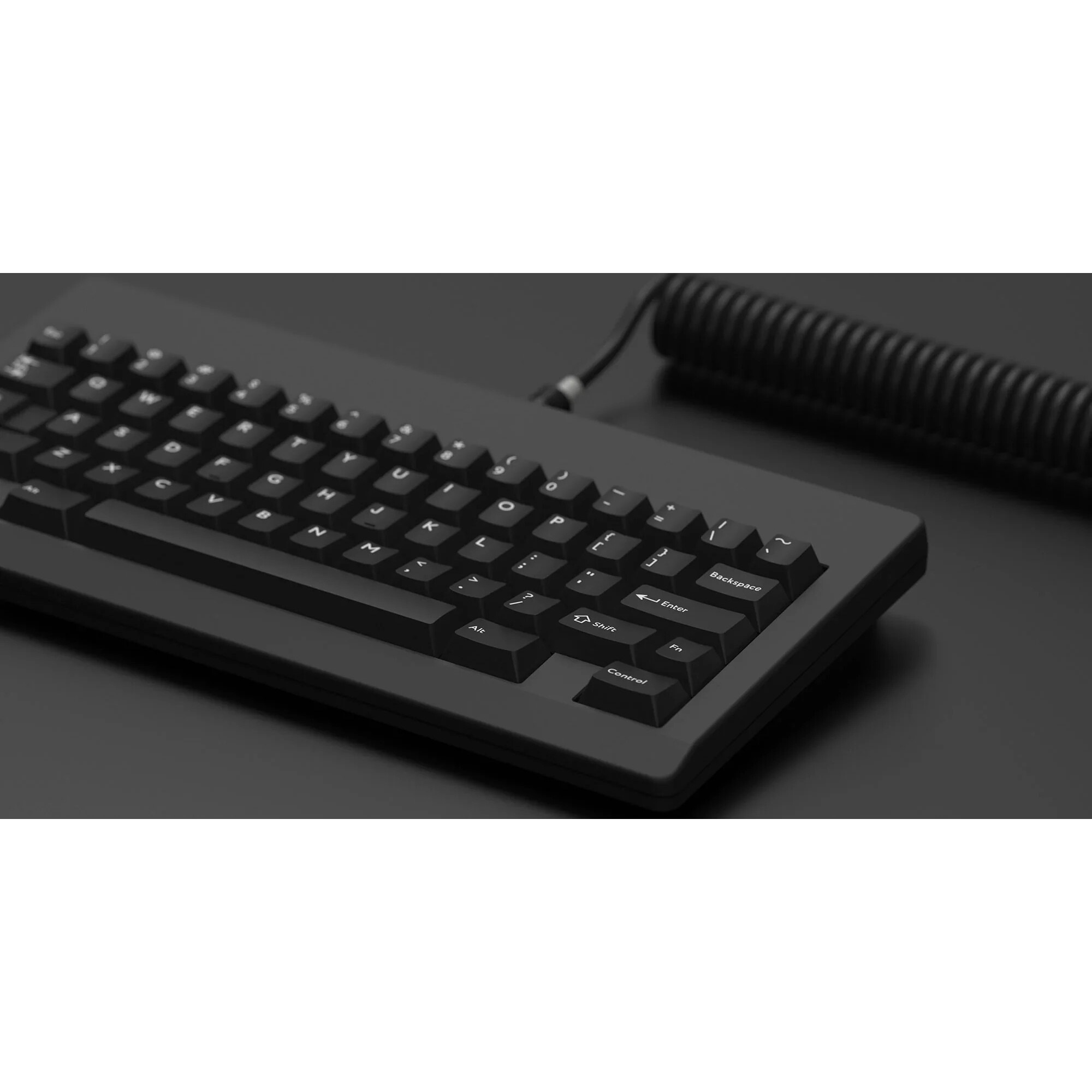 Set Butoane PBTfans WOB, Double-shot, Keycaps set, PBT Base, Negru