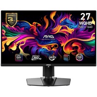 Monitor Gaming LED, MSI MAG 271QPX QD-OLED, 26.5" 2k, 360Hz, display prt, HDMI, pivot