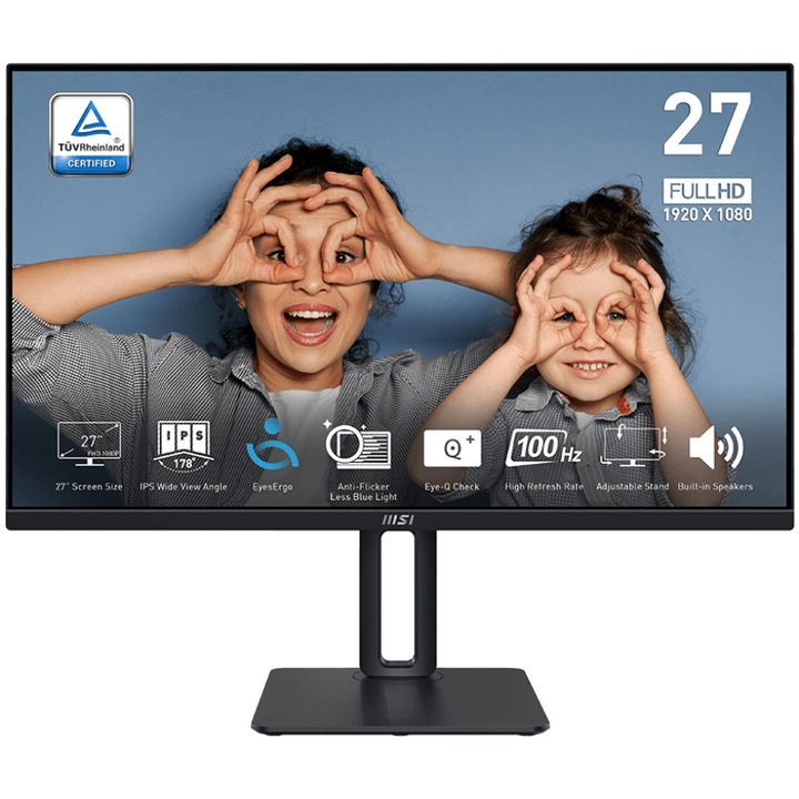 MSI MP275P LED monitor, 27", FullHD, 100Hz, 4ms, HDMI, VESA