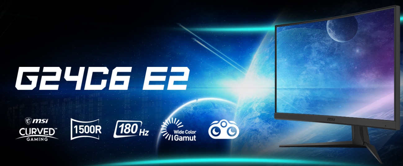 Monitor Gaming Curbat LED VA MSI G24C6 E2 23.6