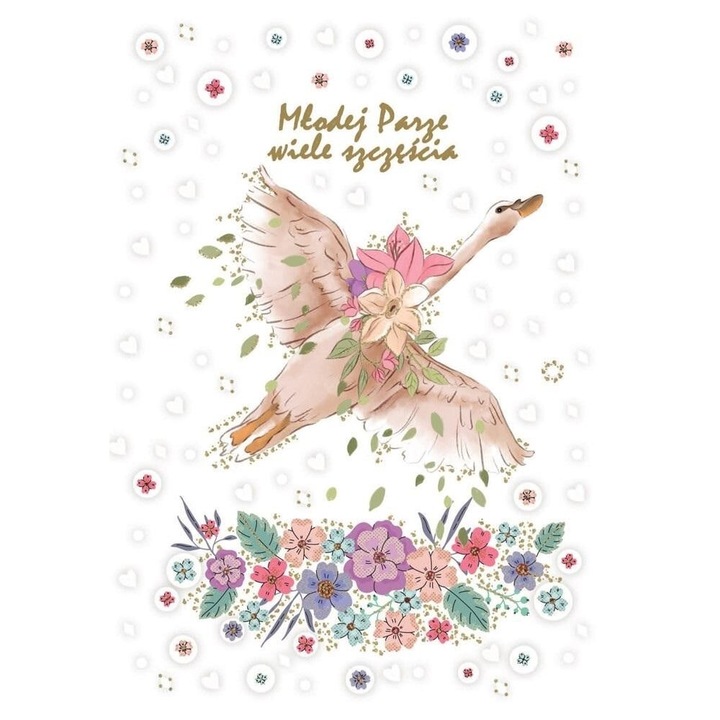 Karnet okolicznosciowy Slub, TREND, 168x118mm, folia, data premierei 2024-08-16