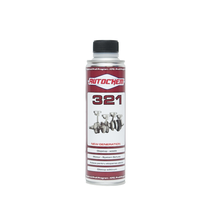 Autochem 321 Oil Stop Olajfolyás gátló adalék, 300 ml