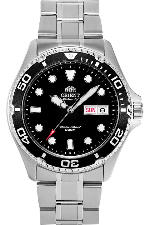 ORIENT, Ceas automatic din otel inoxidabil, Argintiu