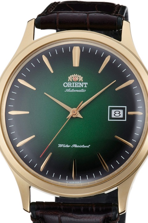 Часовник ORIENT, Преливащ циферблат, Златист, Черен