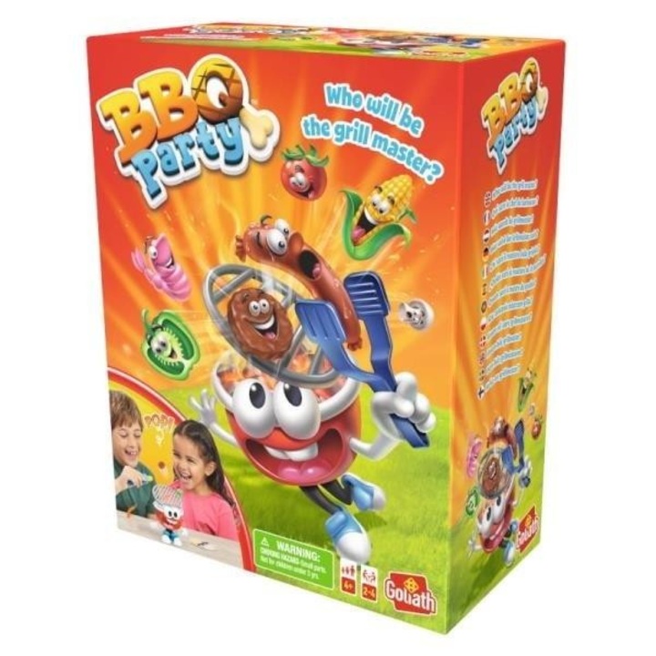 Joc de societate BBQ Party, Goliath, set cu grill si 5 preparate, 2-4 jucatori, 4 ani+