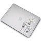 Husa cu Becuri, Design Artistic, Compatibila cu MacBook Air 13.6", Protectie eficienta, Transparenta