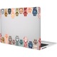 Husa Cat Paws, Design artistic, Compatibila cu MacBook New Pro 13", Protectie eficienta, Multicolor, Transparenta
