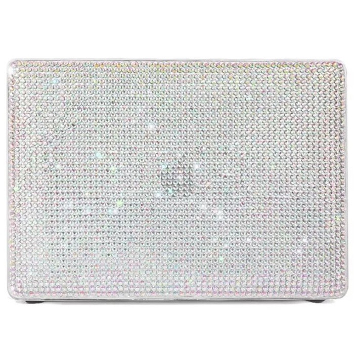 Husa Diamond, cu Strasuri, Compatibila cu MacBook Touchbar Air 13", Design stralucitor, Protectie Anti zgarieturi, Transparenta