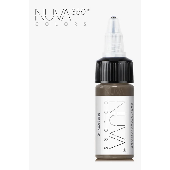 Tus Micropigmentare - NUVA Colors – 15ml 65 Dark Brown