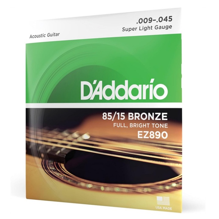 Corzi Chitara Acustica - Super Light - D'Addario EZ890