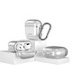 Husa de protectie pentru Apple AirPods 4, TPU, Gri