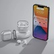 Husa de protectie pentru Apple AirPods 4, TPU, Gri