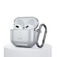 Husa de protectie pentru Apple AirPods 4, TPU, Gri