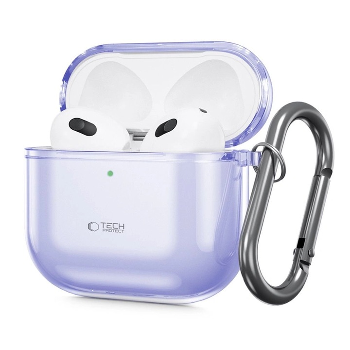 Husa pentru Apple AirPods 4, TPU, Violet