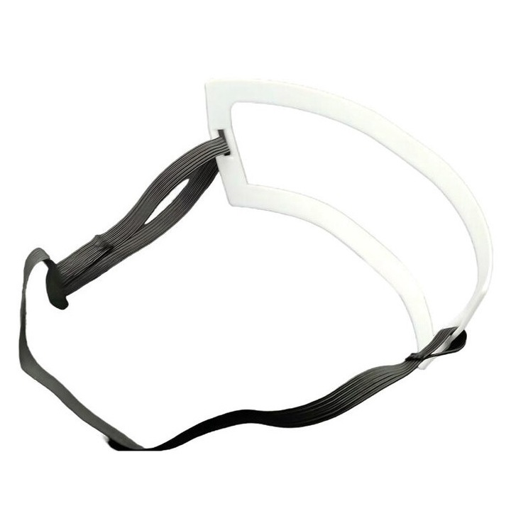 Ghid contur par gat, Plastic, alb/negru, 16x5.8x6cm