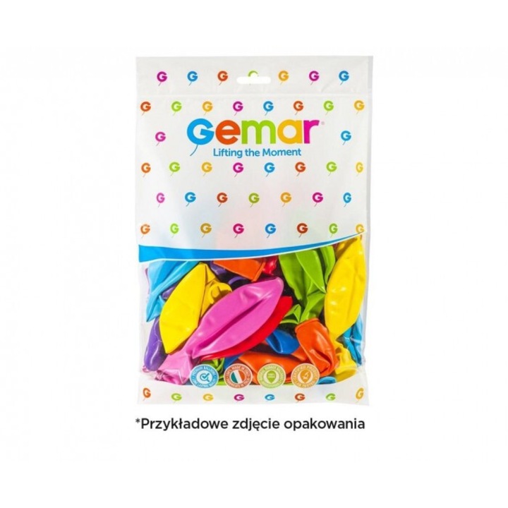 48 cm-es sötétlila gumi léggömb - 50 db / csomag