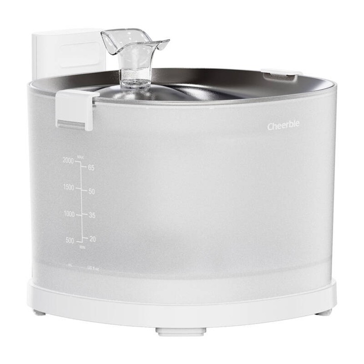 Okos szökőkút kutyáknak és macskáknak Cheerble E1+, 2L, 5000mAh, vezeték nélküli, 222x204x190mm