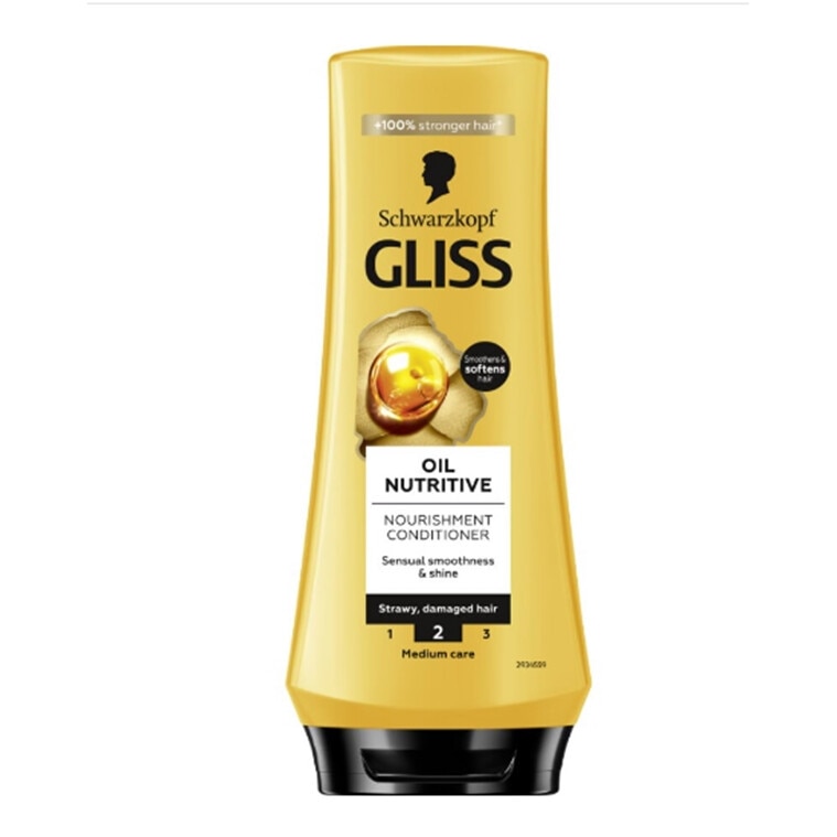 Schwarzkopf Gliss Pflegendes Balsam-Öl 200ml – Mit Marulaöl Für Geschmeidiges, Glänzendes Haar
