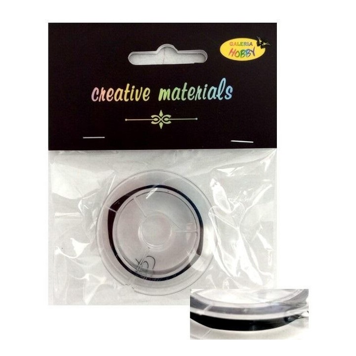 Rézhuzal 0.3mm, 10m, Galeria Hobby, fekete, 110x95mm