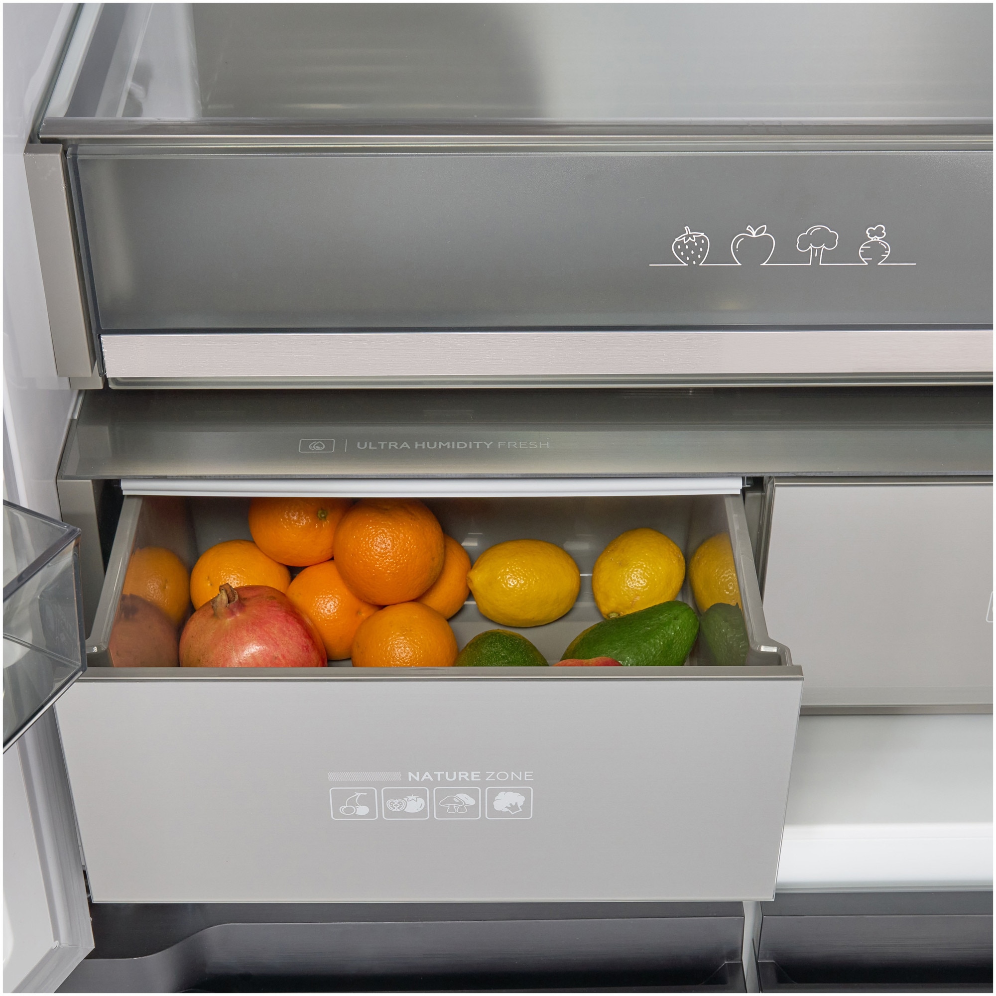 Side by side Multi-Door Heinner HSBS-HM505MDSINFDXE++, 505 l, SLOT