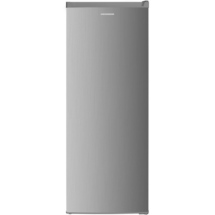 Фризер Heinner HFF-HM168SE++, 168 л, Механично управление, 5 чекмеджета, H 142.6 см, Клас Е, Сребрист