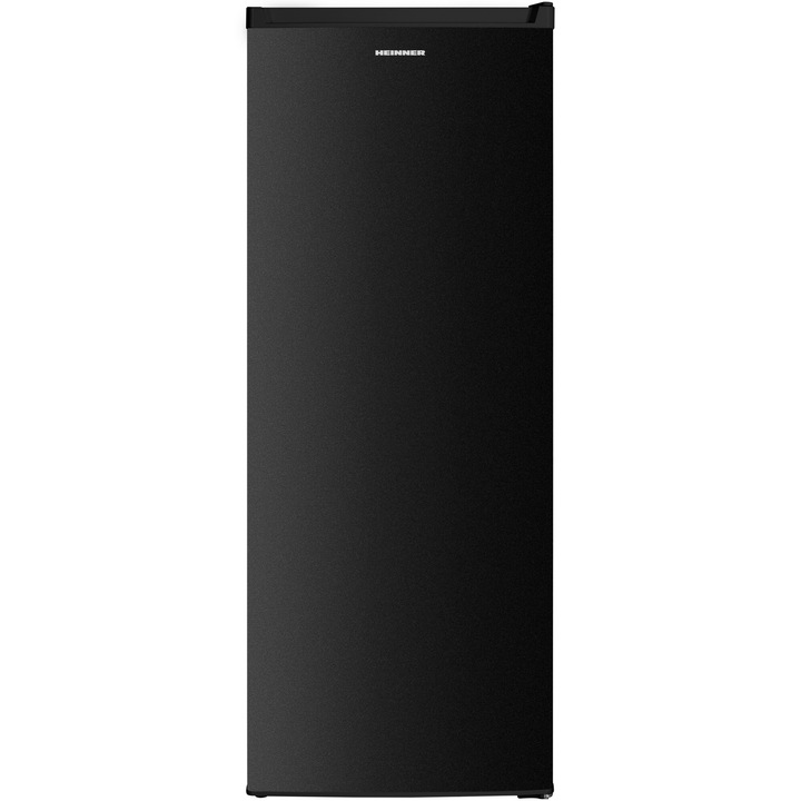 Фризер Heinner HFF-HM168BKE++, 168 л, Механично управление, 5 чекмеджета, Клас E, H 142.6 см, Черен