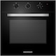 Cuptor incorporabil Heinner HBO-M654G-GBK, Electric, 70 l, 4 functii, Clasa A, Timer mecanic, Iluminare, Sticla neagra