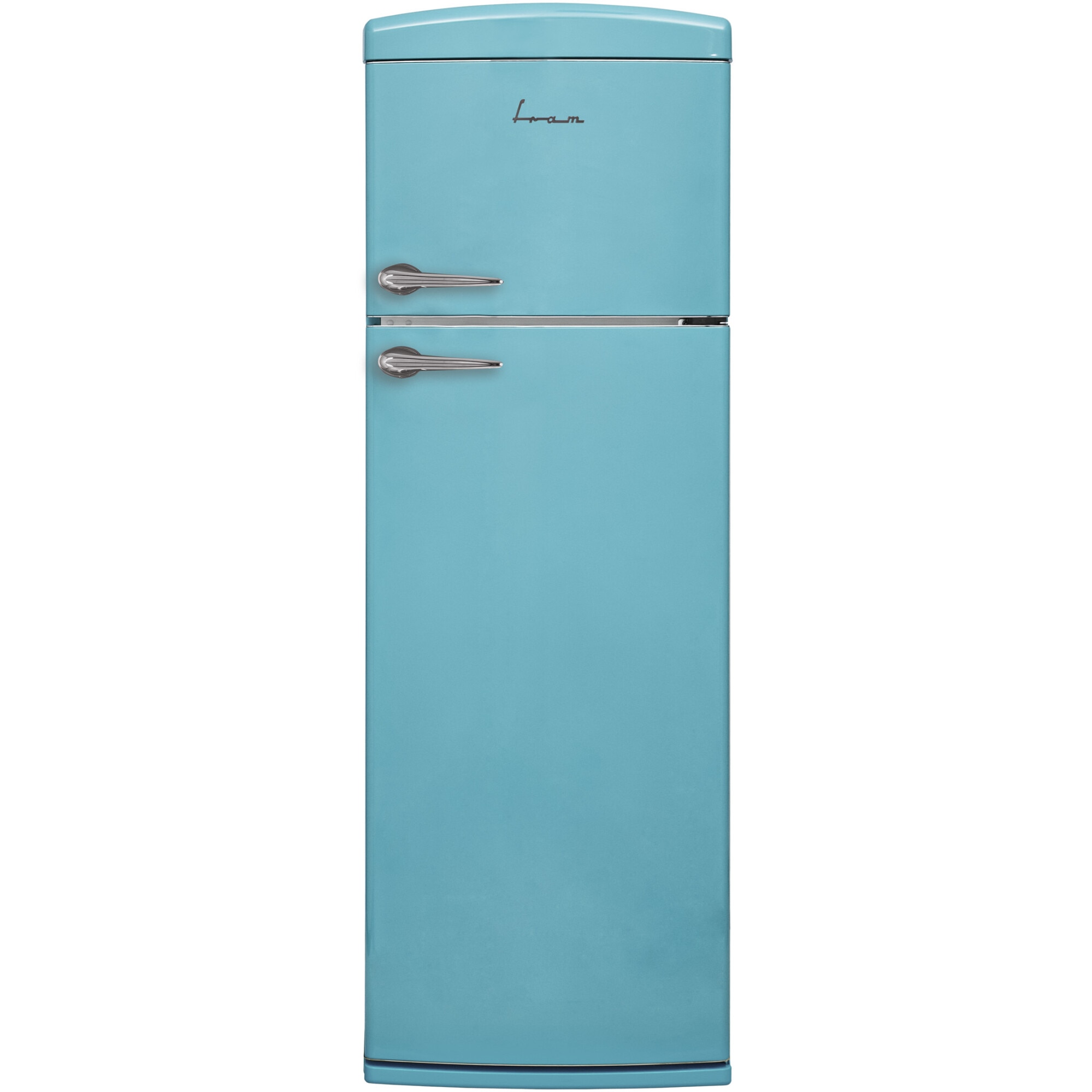 RESIGILAT: Frigider cu doua usi Fram FDD-VRR311BLE++, 311 l, Clasa E, Control mecanic cu termostat ajustabil, Lumina led, H 179.4 cm, Albastru.