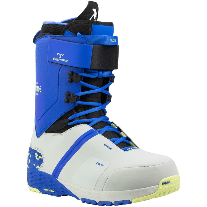 Сноуборд обувки Northwave Decade Pro, Размер 43.5/mondo 28.5, Light grey/Electric blue
