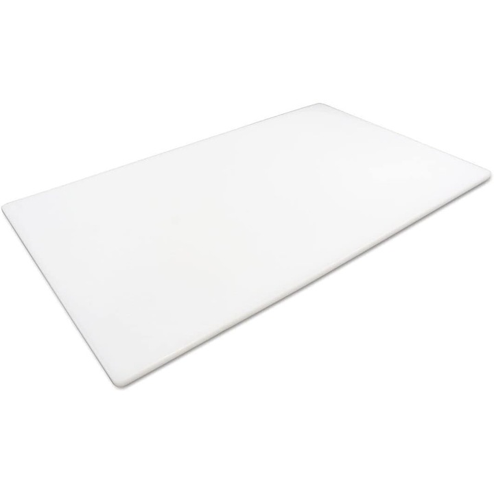 Tocator profesional horeca certificat NSF, FDA polietilena HDPE, suprafata antialunecare 762x457x15mm, Alb