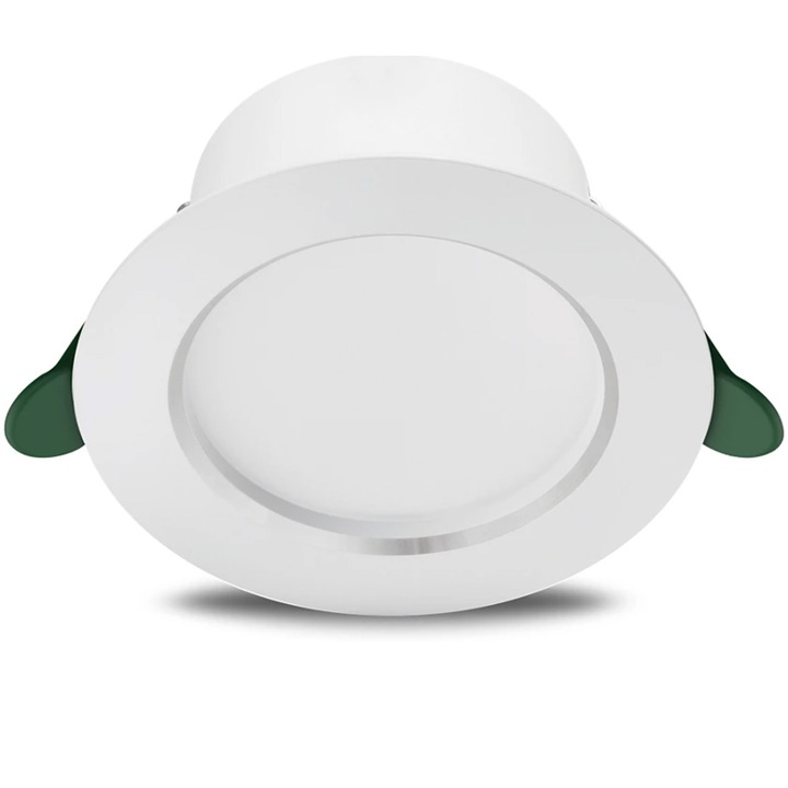 LED прожектор за вграждане Philips Diamond Cut, 4.8W, 800 lm, неутрална бяла светлина (4000K), IP20, 145 mm, Бял, Енергиен клас B