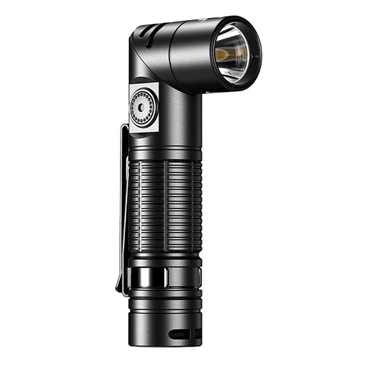Фенер Superfire G19-S, алуминий, 120x23x23mm, 800mAh, 5 режима на светене, черен