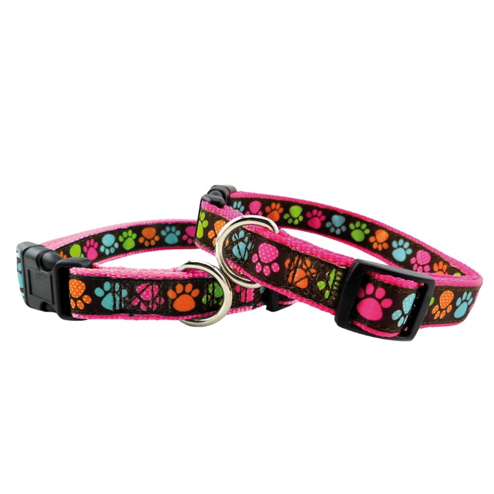Zgarda nylon decor labute, M, Roz