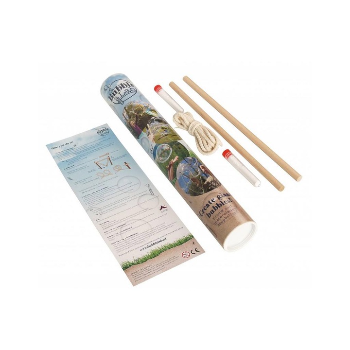 Kit pentru facut baloane gigantice din sapun Bubble Lab