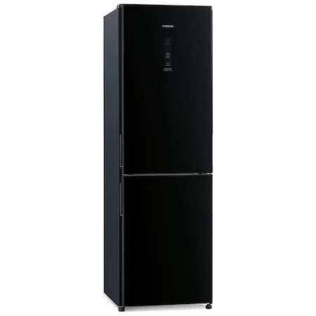 Combina frigorifica Hitachi R-BG410PRU6X(GBK), 330 L, clasa A++, 219 kWh/an, No Frost, Negru oglinda