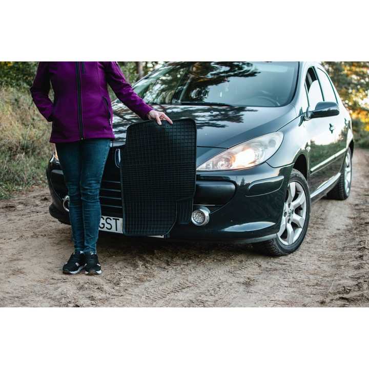 Cauciuc covorase auto set pentru: Lancia Thesis (2001-2009) - cu opritoare universale