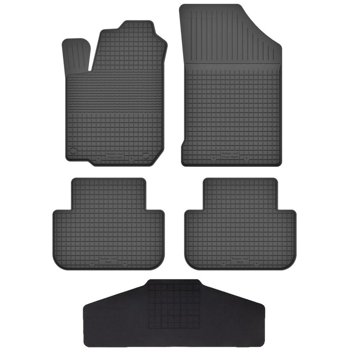 Комплект гумени стелки за: Mitsubishi Grandis (2004-2010) - миниван