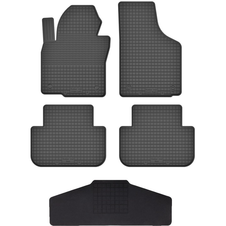 Комплект гумени стелки за Volkswagen Caddy 2K (2004-2010) - миниван