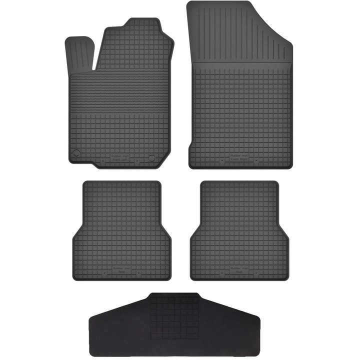 Комплект гумени стелки за: Toyota Corolla Verso I (2001-2004) - миниван