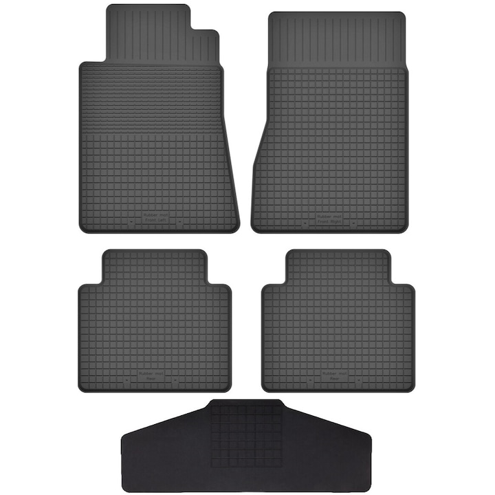 Gumi autószőnyeg készlet: Mercedes W123 (1975-1986) - limuzin, kombi