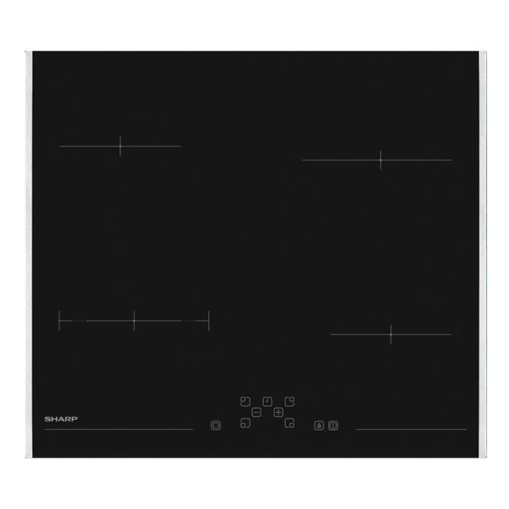 Plita ceramica Sharp KH-6V08FT0K-EU, Negru (KH-6V08FT0K-EU)