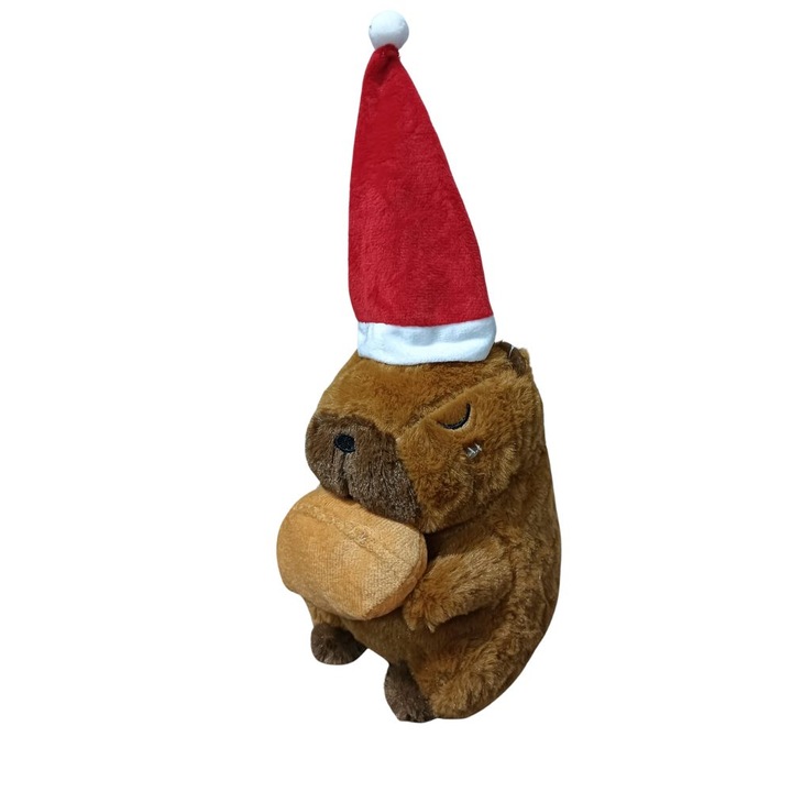 Jucarie Plus Virtual Trend®, Capybara, Mos Craciun, Maro