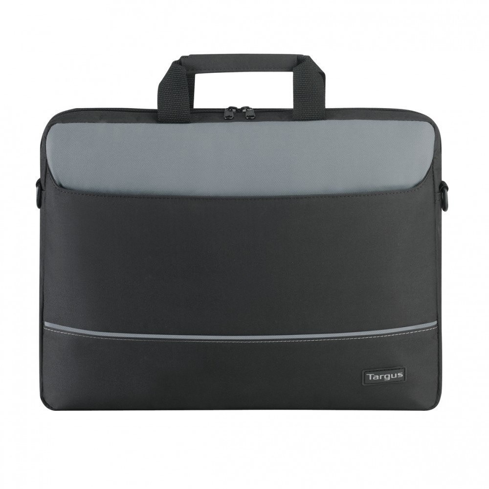 Geanta laptop, Targus, 15.6 inch, negru/gri