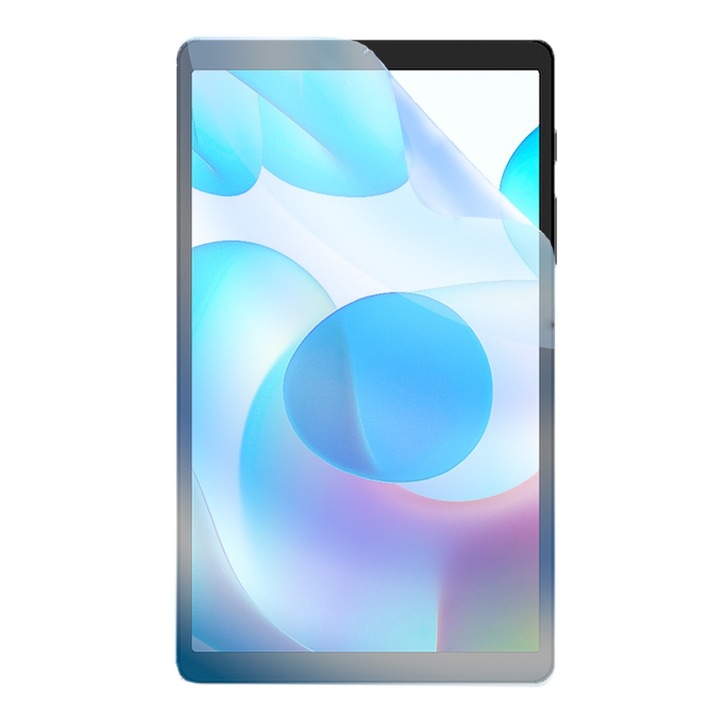 Folie de silicon Blue Guard OptiShield pentru Realme Pad Mini, Anti-reflexii, Anti-soc, Rezistenta la zgarieturi, Filtru anti lumina albastra pentru protectia ochilor, Aplicare usoara, Transparent