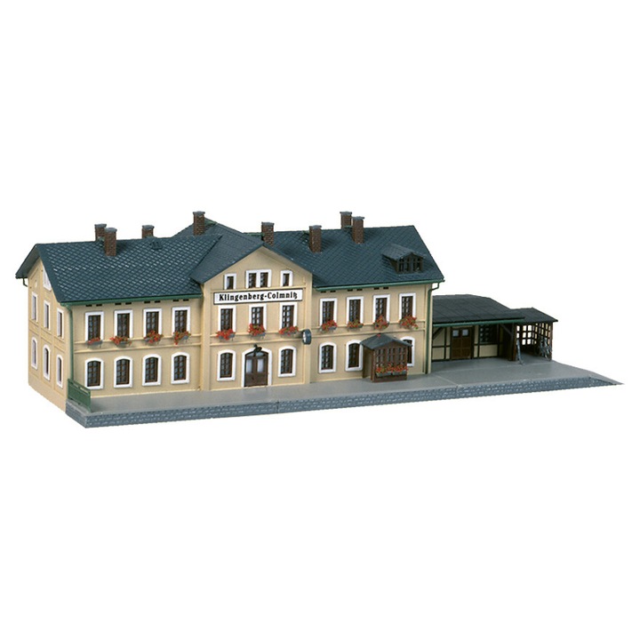 Сграда за диорама Auhagen Bahnhof Klingenberg - Colmnitz Train station TT AUH 13220