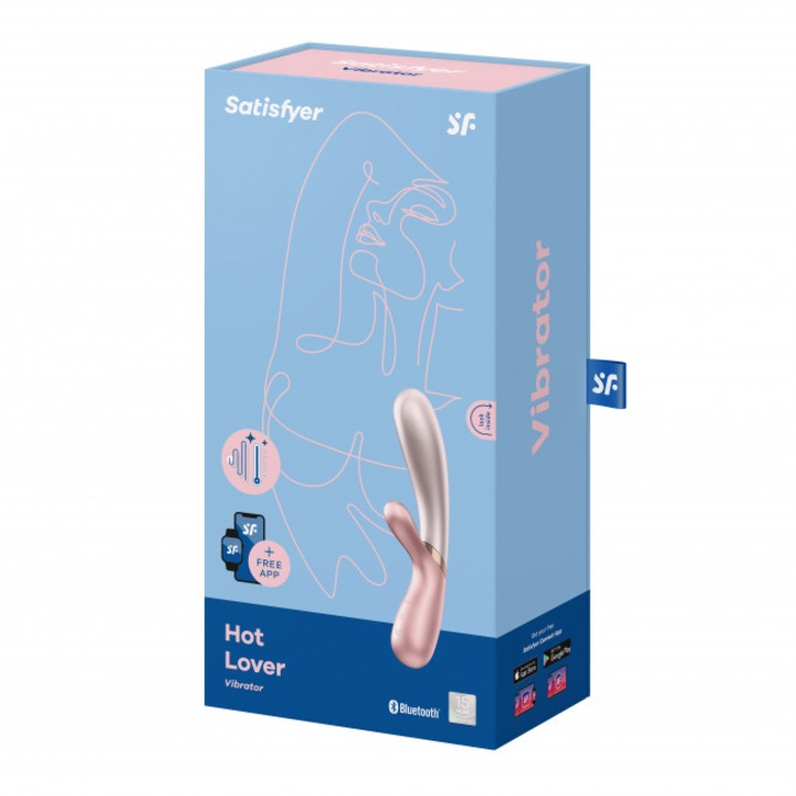 Aparat vibrator Satisfyer Hot Lover cu aplicatie telefon si control prin bluetooth